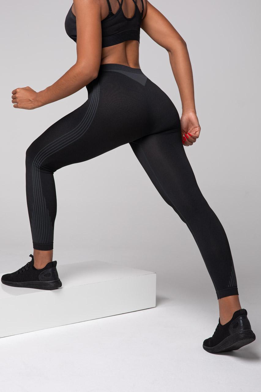 Spaio SPAIO LEGGINGS TERMOATTIVI POWERFUL NERO/GRIGIO Vendita