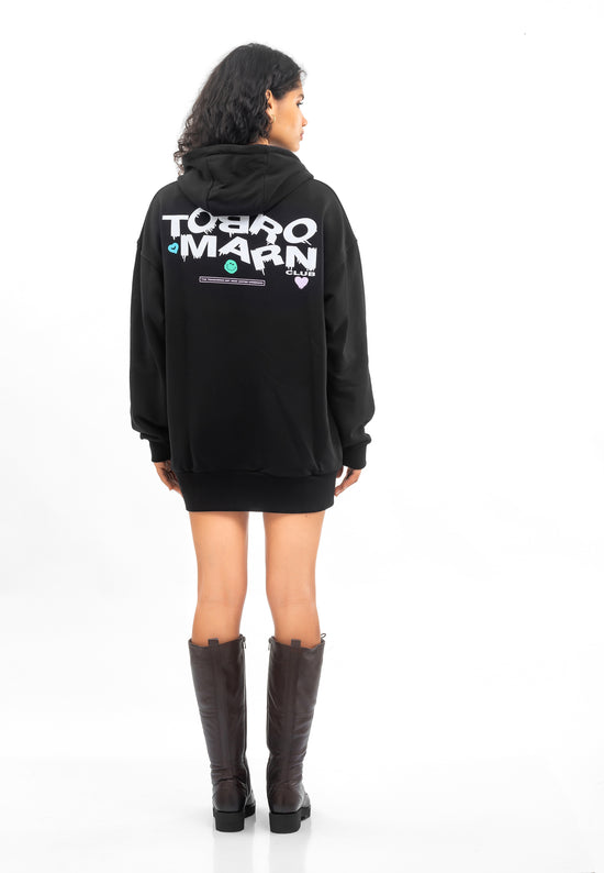 Tom Barron Abito Grand Milano con cappuccio oversize Spedizione Gratuita