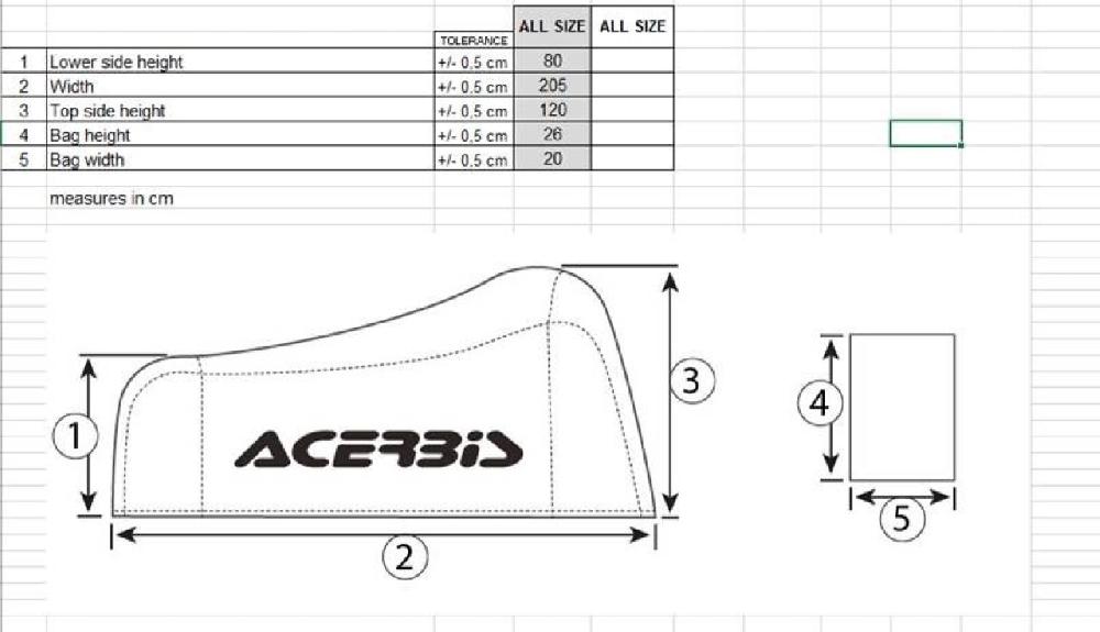 Acerbis MOTORBIKE COVER 2025