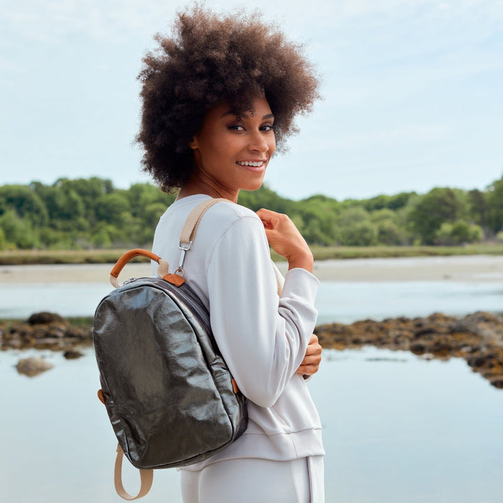 Uashmama Uashmama Midsize Zip-Up Backpack | Recycled Accents – Uashmama UK Sottocosto