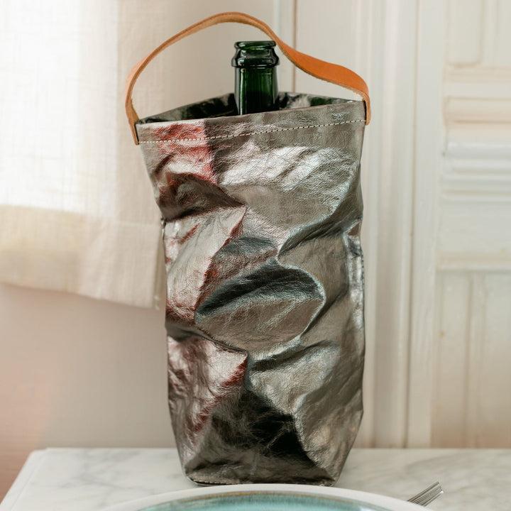 Uashmama Uashmama Reusable Wine Tote Bag | Leather Handle | 1-Bottle – Uashmama UK Italia
