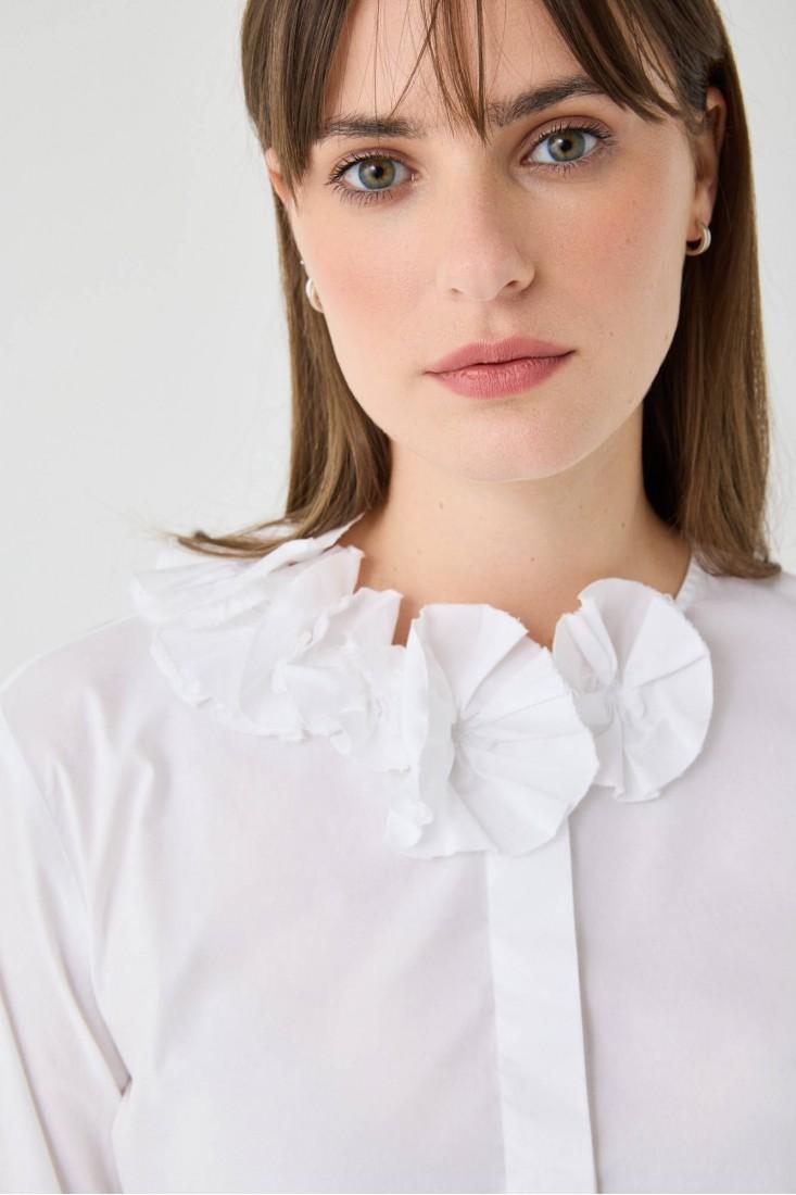 Zanetti 1965 Camicia con dettaglio di fiori Qualità Garantita