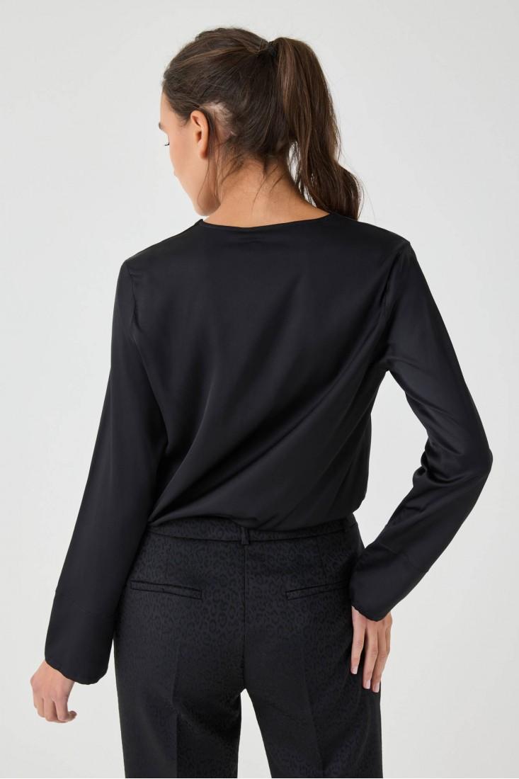 Zanetti 1965 Blusa in viscosa stretch Presa