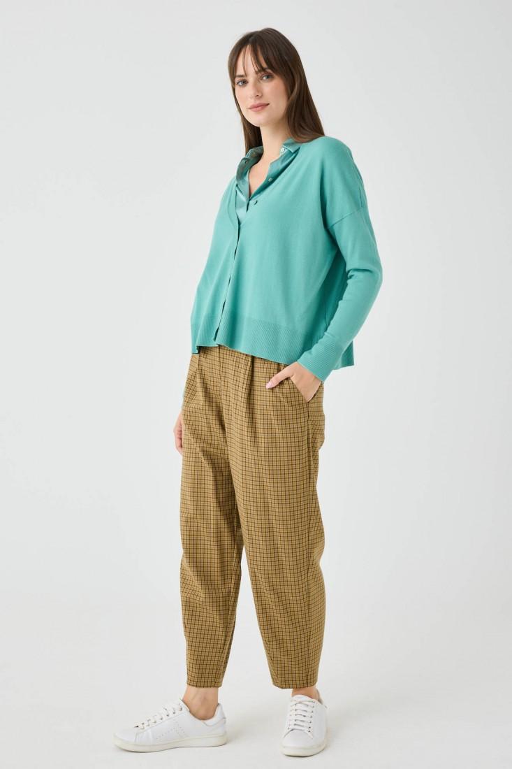 Zanetti 1965 Cardigan in misto viscosa Saldi Di Fabbrica