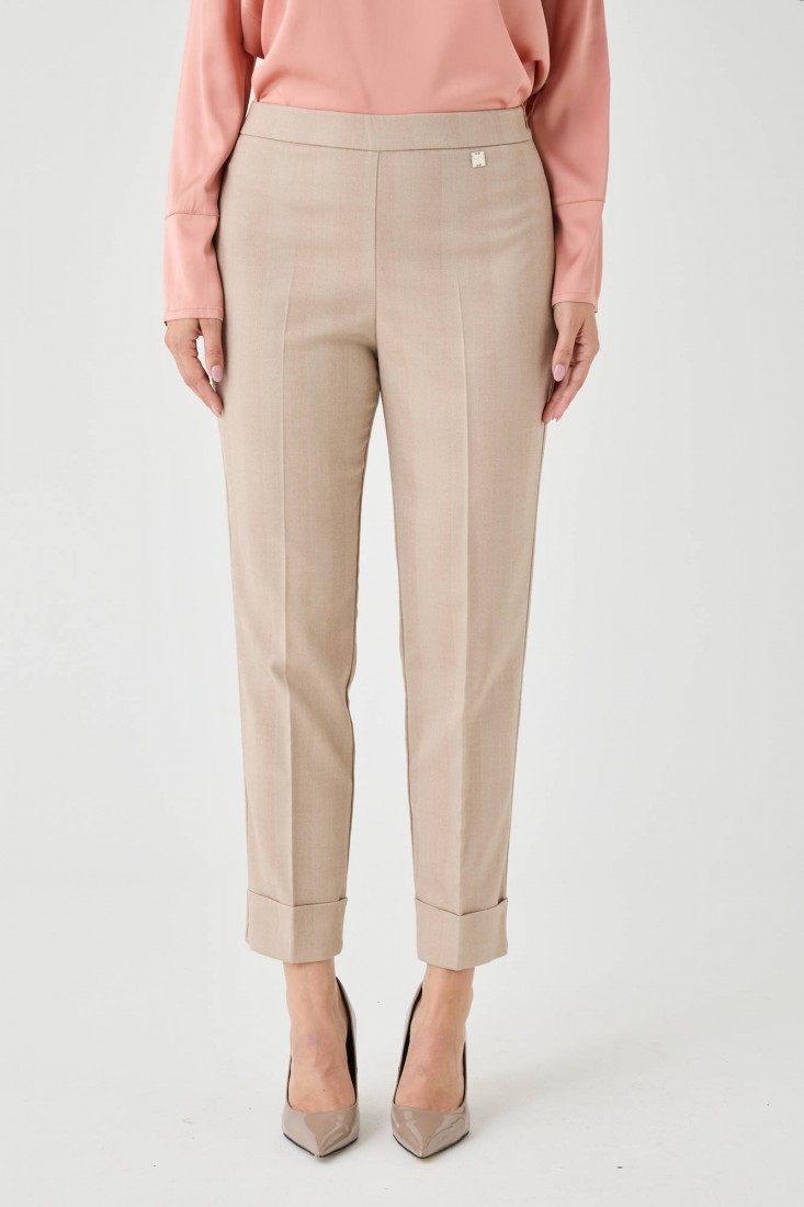 Zanetti 1965 Pantalone in twill di misto ramiè Consegna Veloce