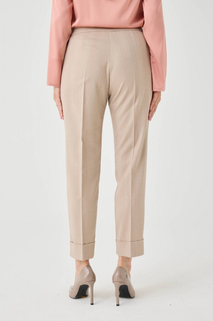 Zanetti 1965 Pantalone in twill di misto ramiè Consegna Veloce