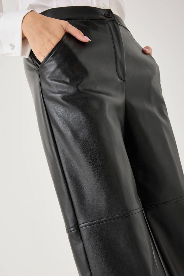 Zanetti 1965 Pantalone dritto in ecopelle Shopping Online