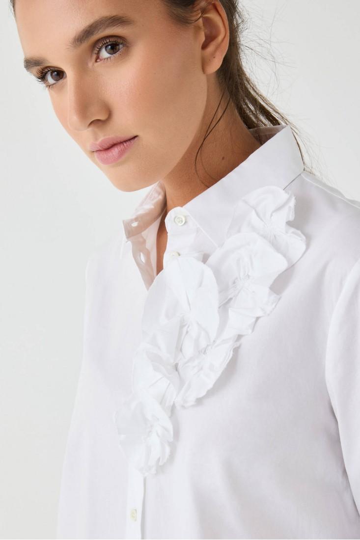 Zanetti 1965 Camicia con applicazione floreale Novità