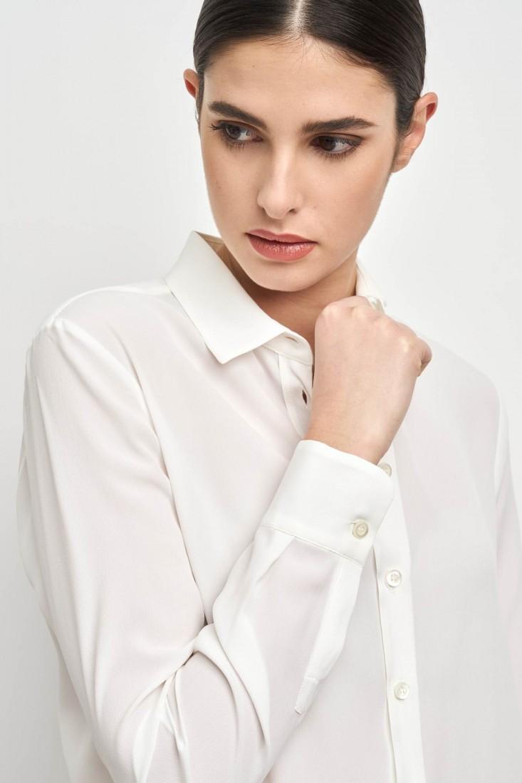 Zanetti 1965 Camicia morbida in crepe de chine I Più Venduti