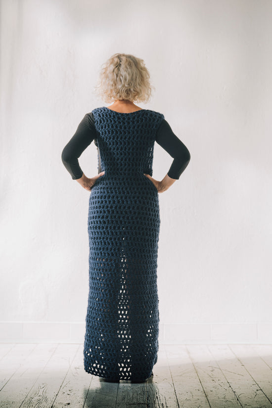 ﻿Zerobarracento DORESU hand knitted dress Nuovo