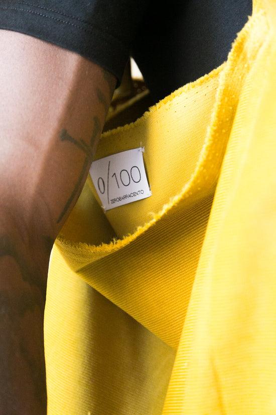 ﻿Zerobarracento Comfy mustard velour shopper Qualità
