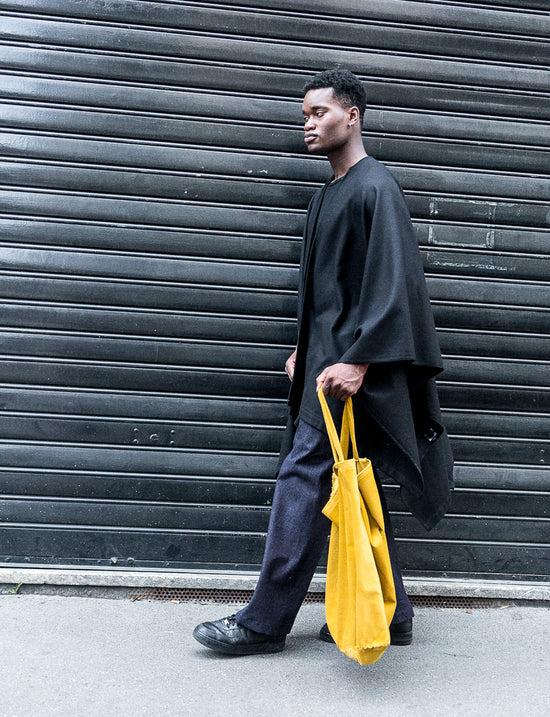 ﻿Zerobarracento Comfy mustard velour shopper Qualità