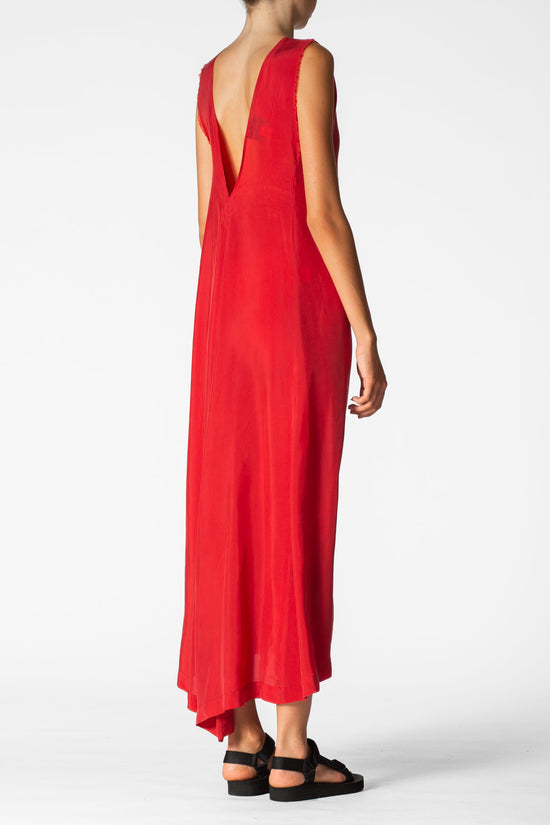 ﻿Zerobarracento HOUMI DRESS 100% BEMBERG Cyclamen/Powder Pink Fino Al -60%