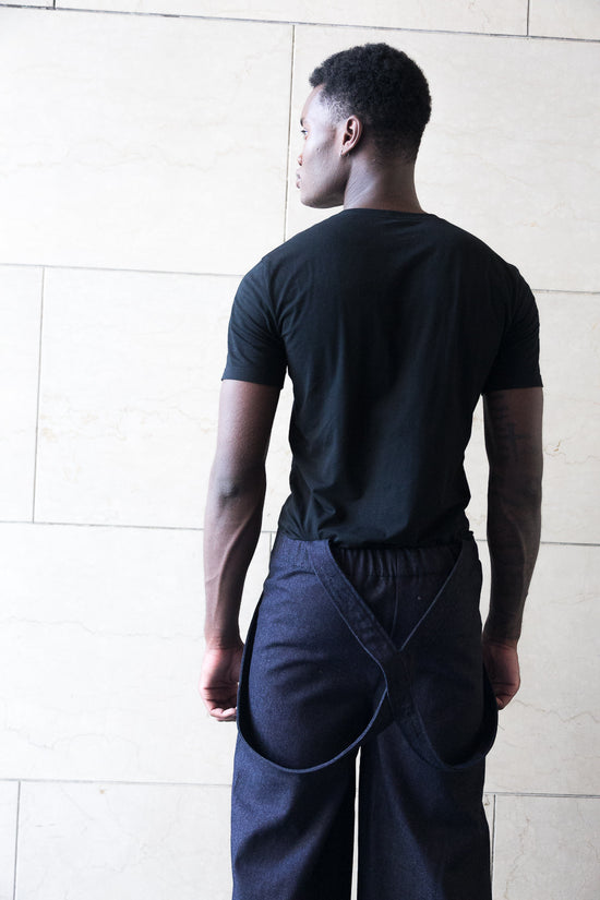 ﻿Zerobarracento Elasticated waist wide pants with braces Outlet