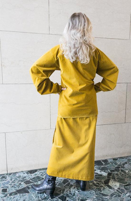 ﻿Zerobarracento Extra long wrap skirt In Vendita