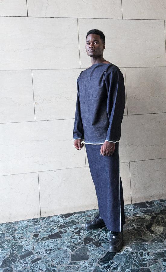 ﻿Zerobarracento Extra long wrap skirt In Vendita