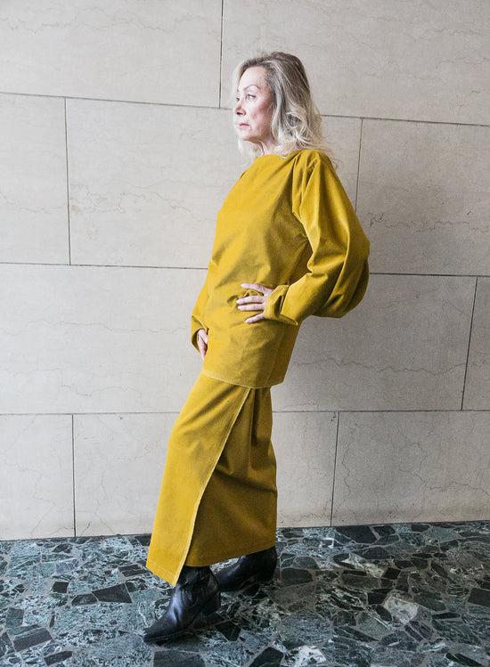 ﻿Zerobarracento Long sleeves bateau collar shirt Vendita