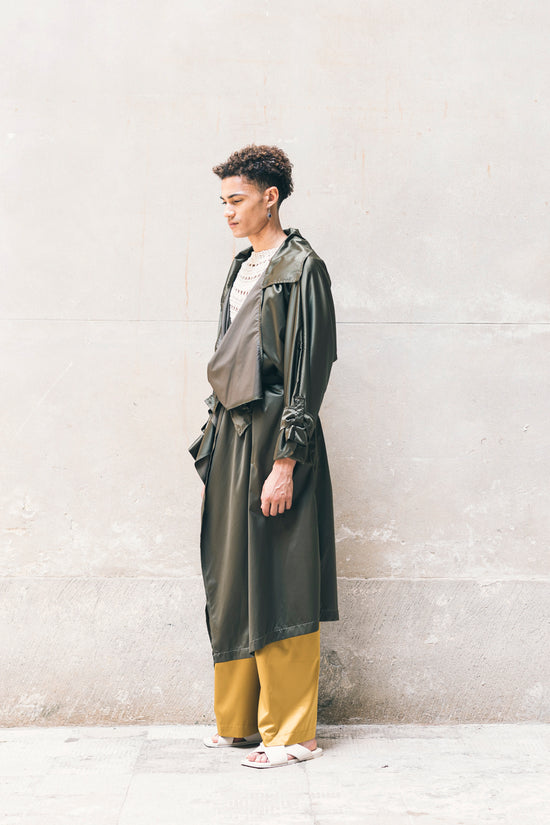 ﻿Zerobarracento ANDREA Newlife Trench - Olive/Black Acquista Ora