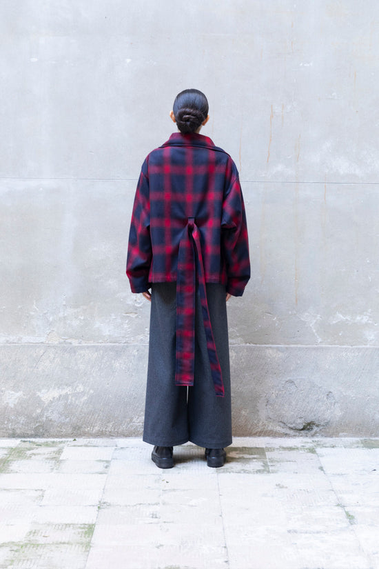 ﻿Zerobarracento Soft Short Recycled Wool Trench Coat Fino Al -60%