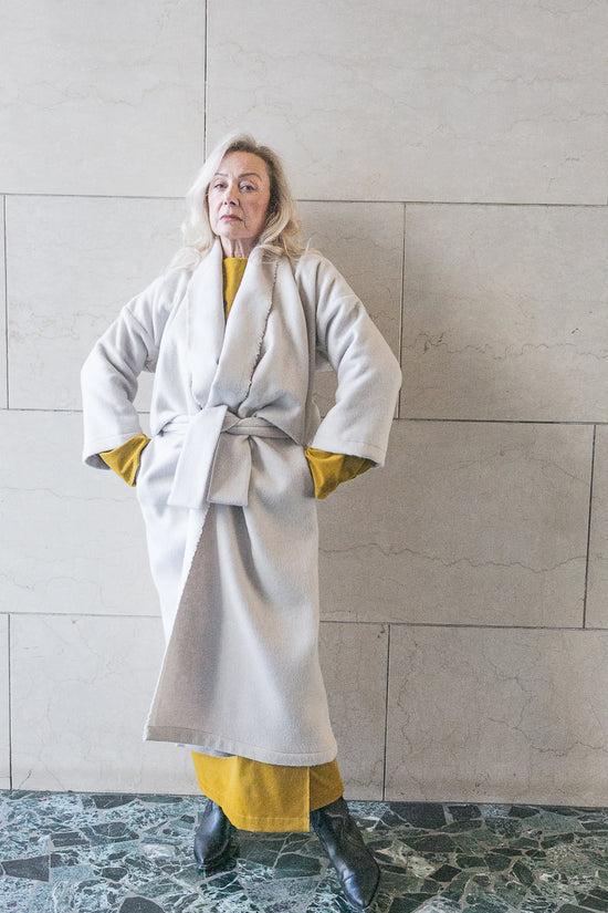 ﻿Zerobarracento Extra long Luciana overcoat Vendita Calda