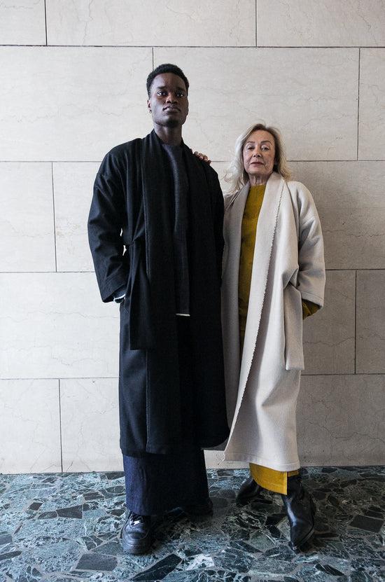 ﻿Zerobarracento Extra long Luciana overcoat Vendita Calda