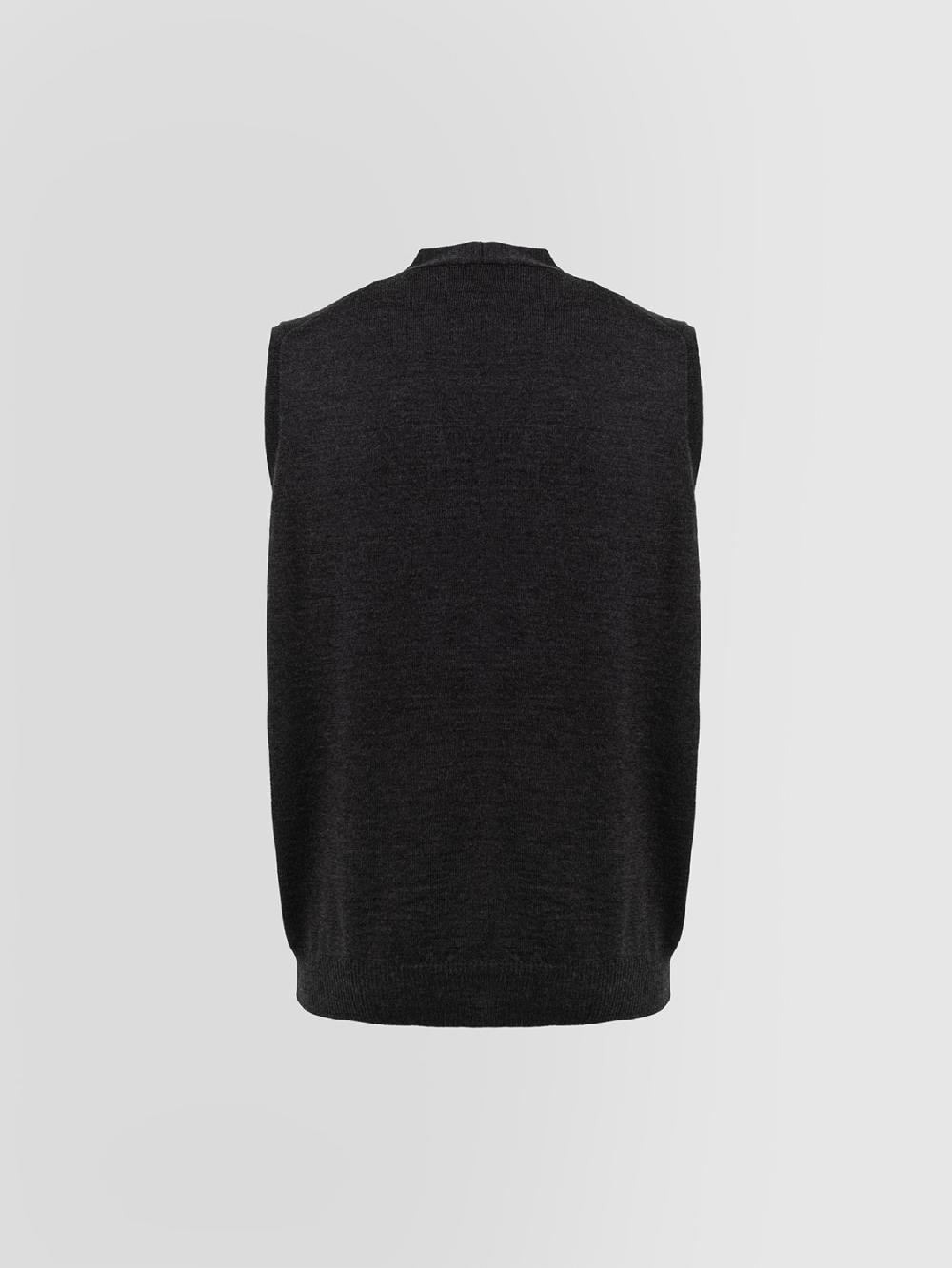 Alpha studio GILET IN MERINOS CON BOTTONI 2025