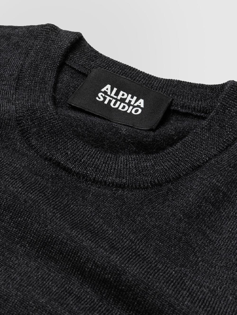 Alpha studio GIROCOLLO BASIC IN MERINOS Vendita