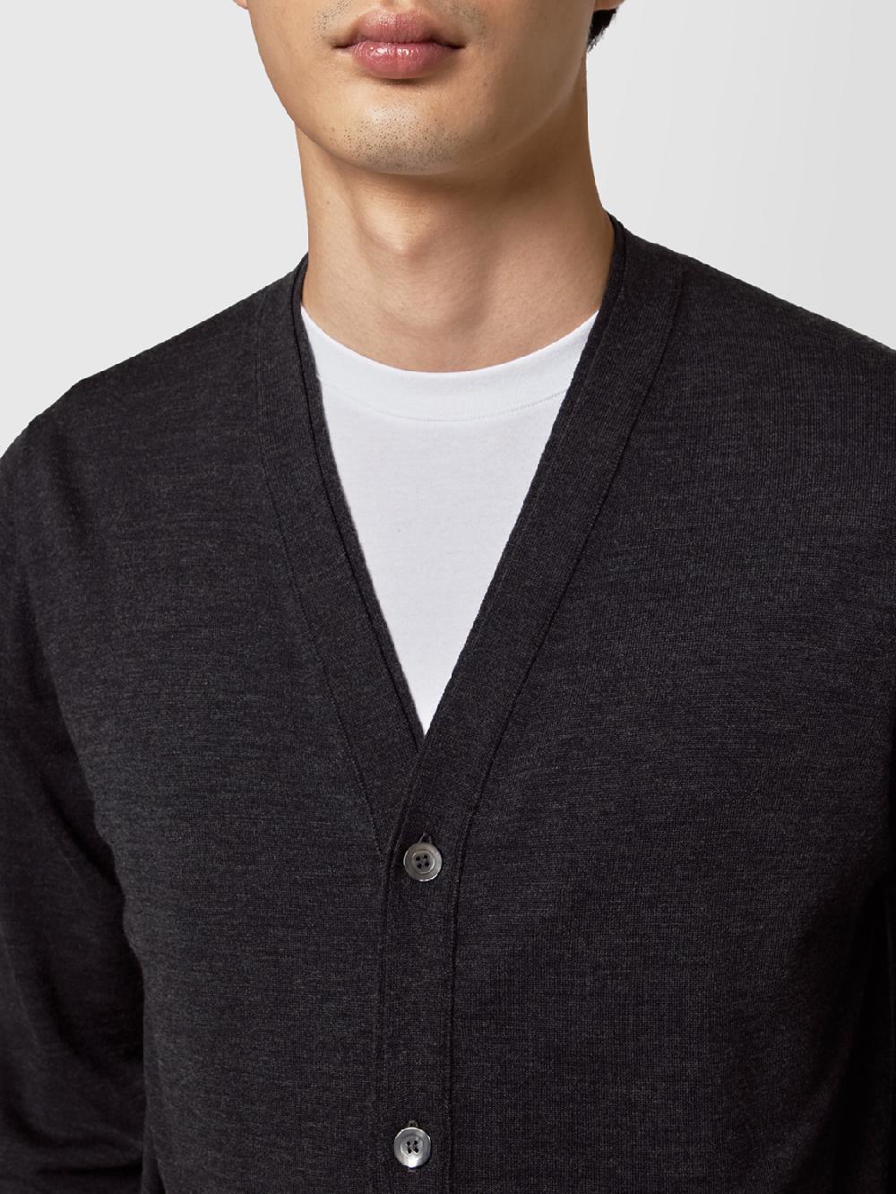 Alpha studio CARDIGAN IN MERINOS ULTRAFINE In Saldo