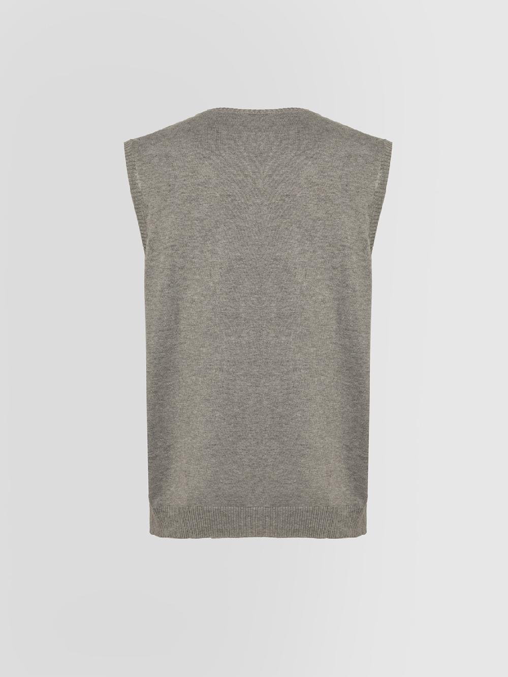 Alpha studio GILET IN VISCOSA Italia