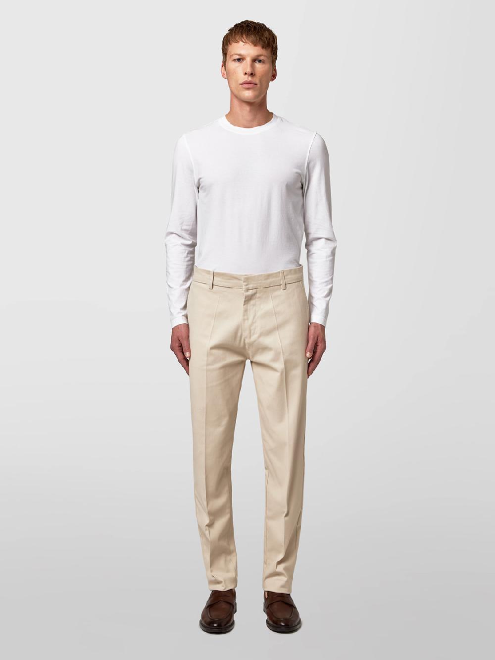 Alpha studio PANTALONE CHINO IN COTONE Acquista Ora