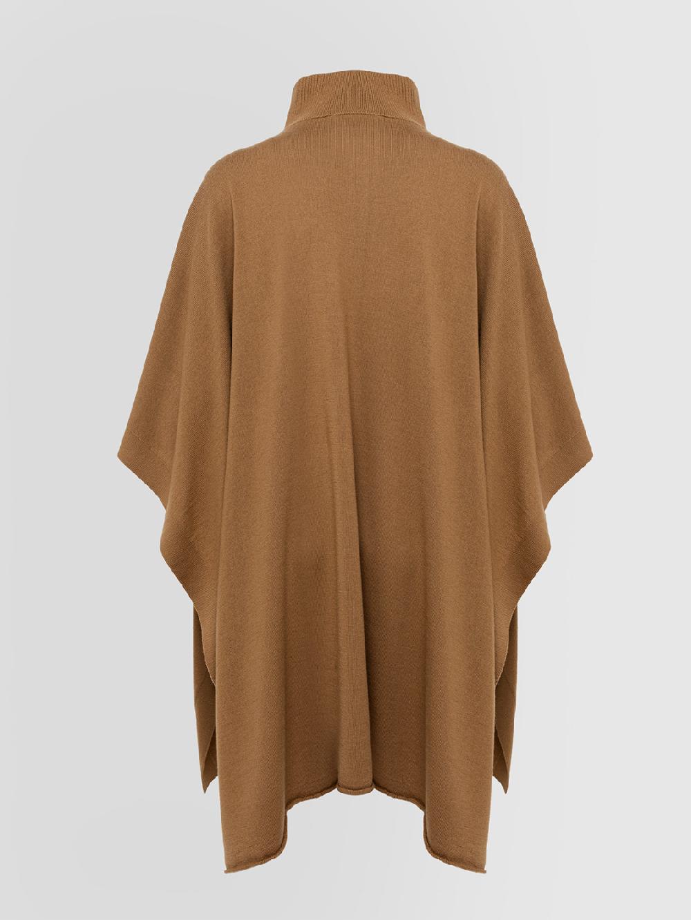 Alpha studio LUPETTO ZIP PONCHO RASATO Novità