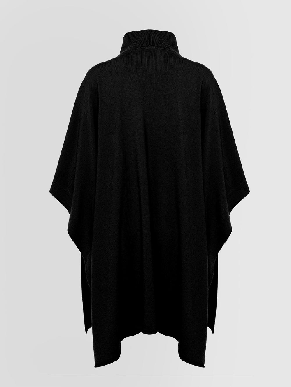 Alpha studio LUPETTO ZIP PONCHO RASATO Presa