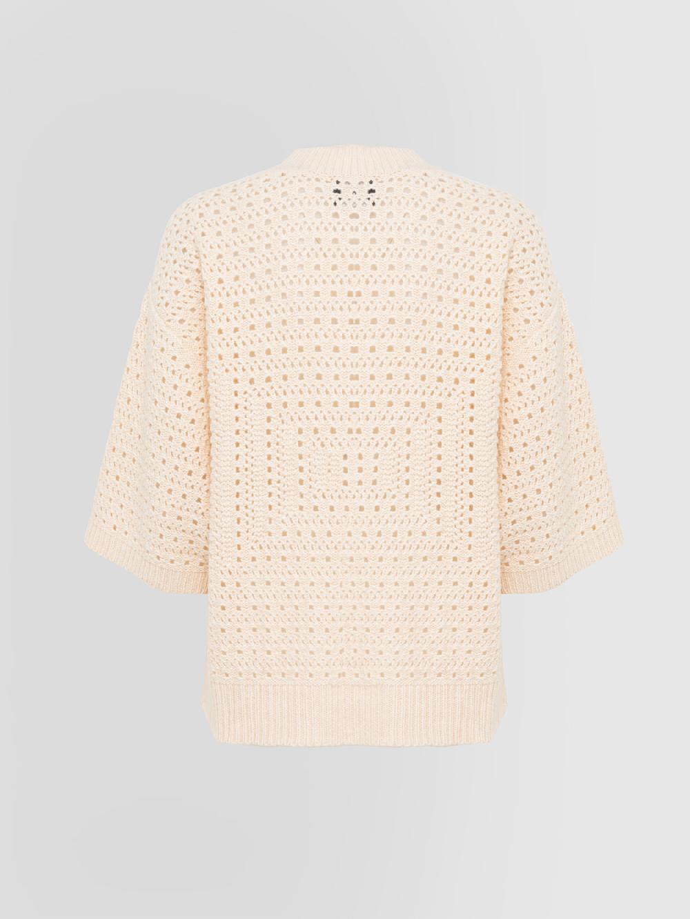 Alpha studio GIROCOLLO PUNTO MAGLIA TRAFORATO Prezzo basso