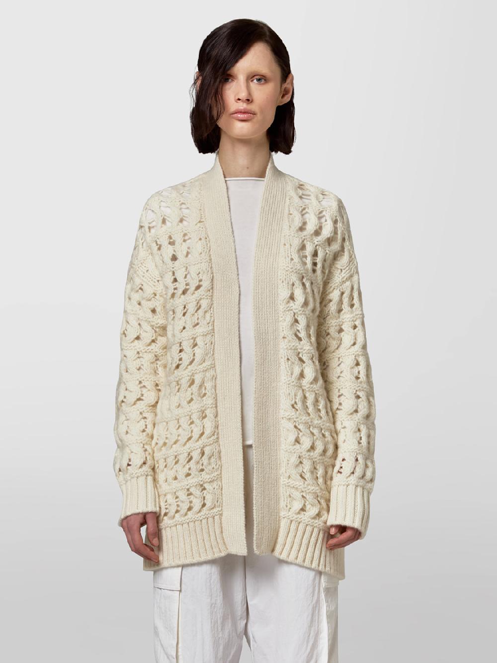 Alpha studio CARDIGAN PUNTO MAGLIA TRAFORATO Negozio