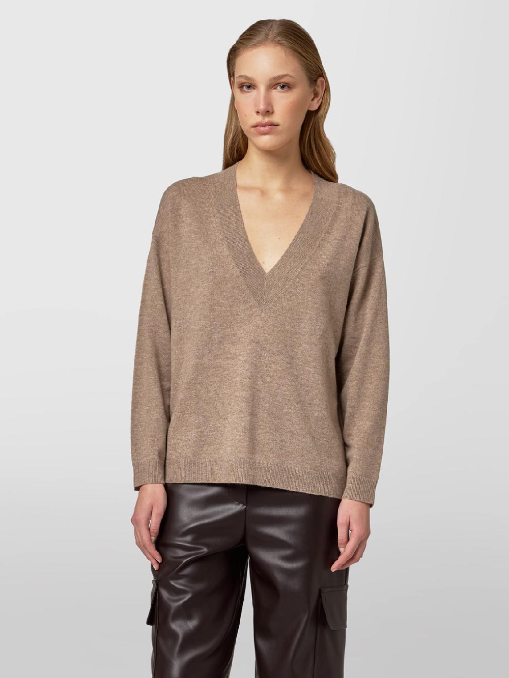 Alpha studio SCOLLO V M/L RASATO Moda
