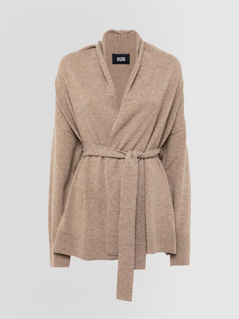 Alpha studio CARDIGAN STOLA M/L RASATO Italy