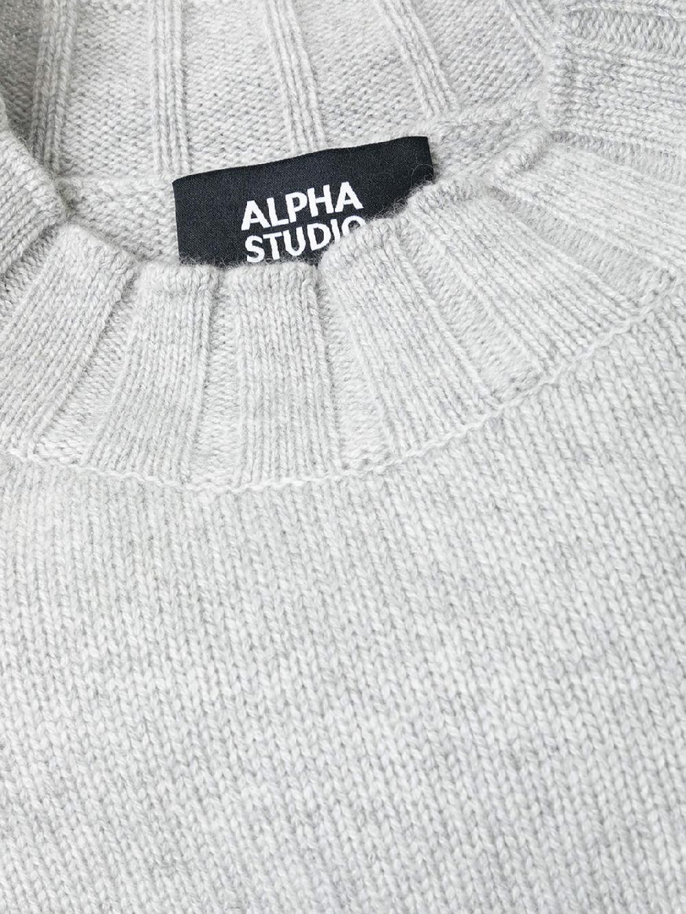 Alpha studio GIROCOLLO M/L RASATO Acquista Ora