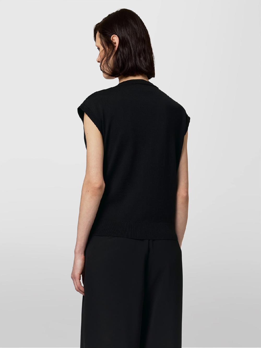 Alpha studio GILET RASATO Sottocosto