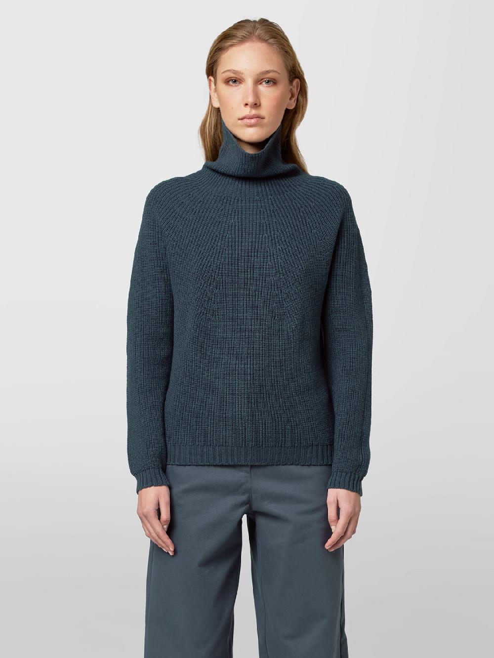 Alpha studio COLLO ALTO M/L MAGLIA PERLATA INTEGRALE Presa