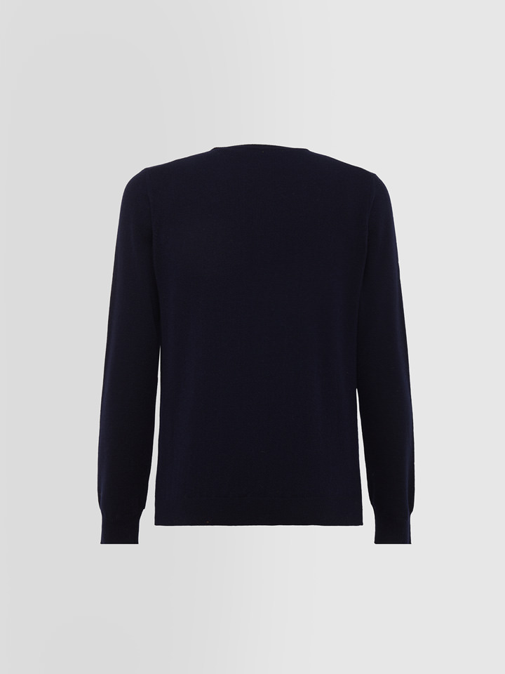 Alpha studio GIROCOLLO BASIC IN CASHMERE In Saldo