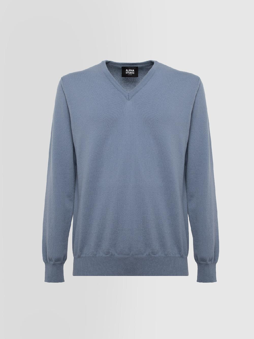 Alpha studio SCOLLO A V BASIC IN CASHMERE 2025