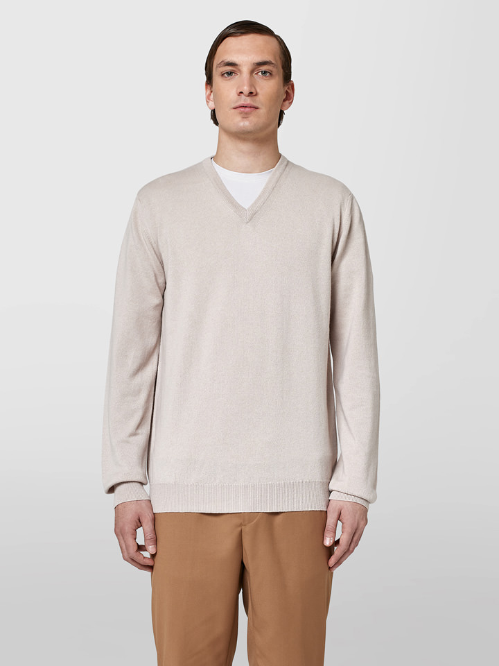 Alpha studio SCOLLO A V BASIC IN CASHMERE Italy