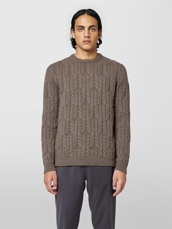 Alpha studio GIROCOLLO IN CASHMERE TRECCIA 2025