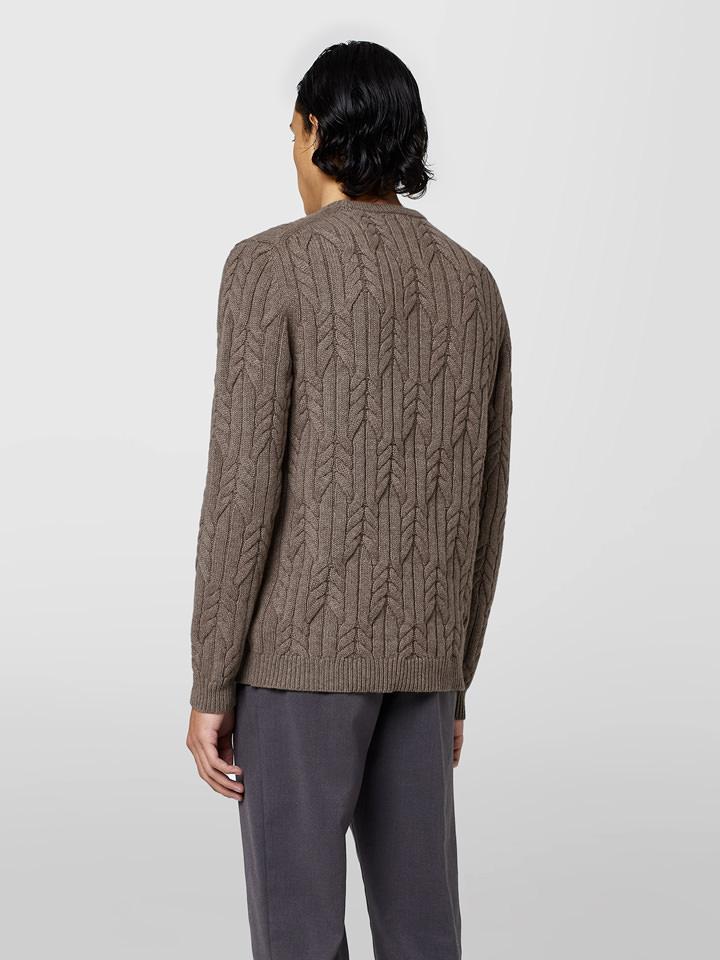 Alpha studio GIROCOLLO IN CASHMERE TRECCIA 2025