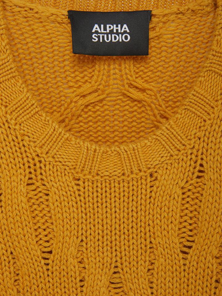 Alpha studio GIROCOLLO SPECIAL KNIT In Linea