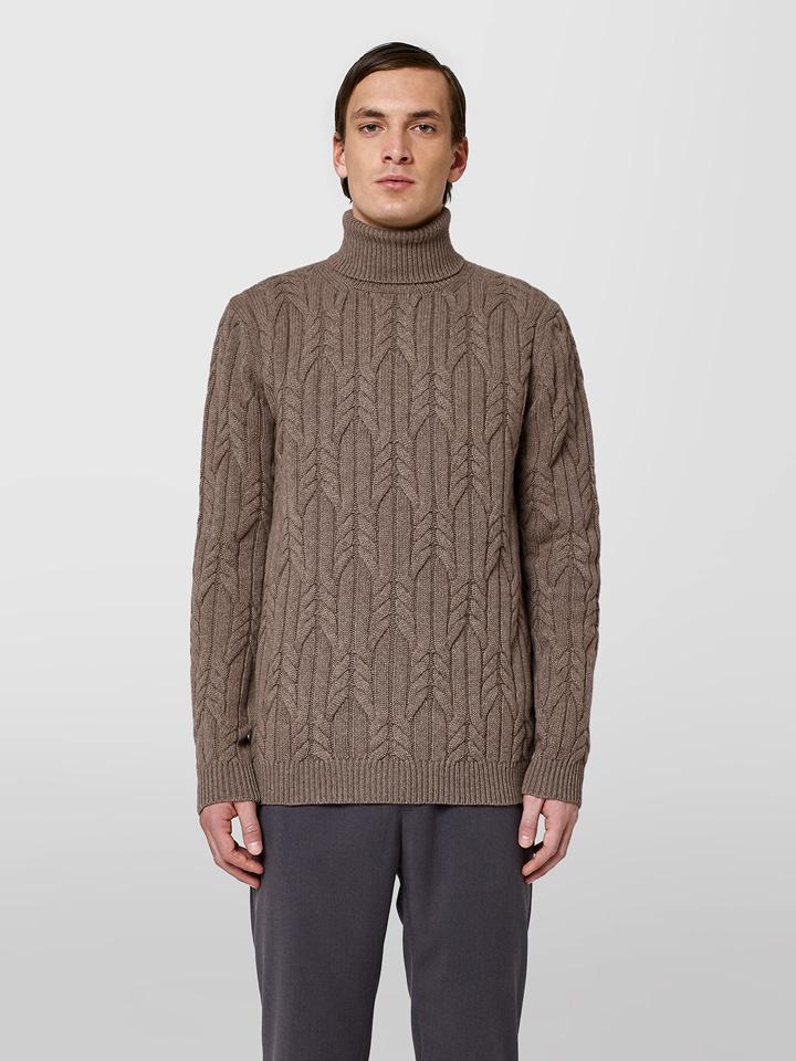 Alpha studio CICLISTA IN CASHMERE TRECCIA Nuova